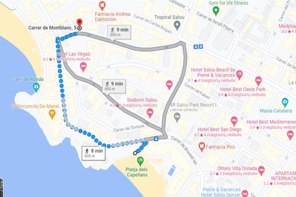 Azul 2 Bedroom Apartment In Salou Tarragona Экстерьер фото